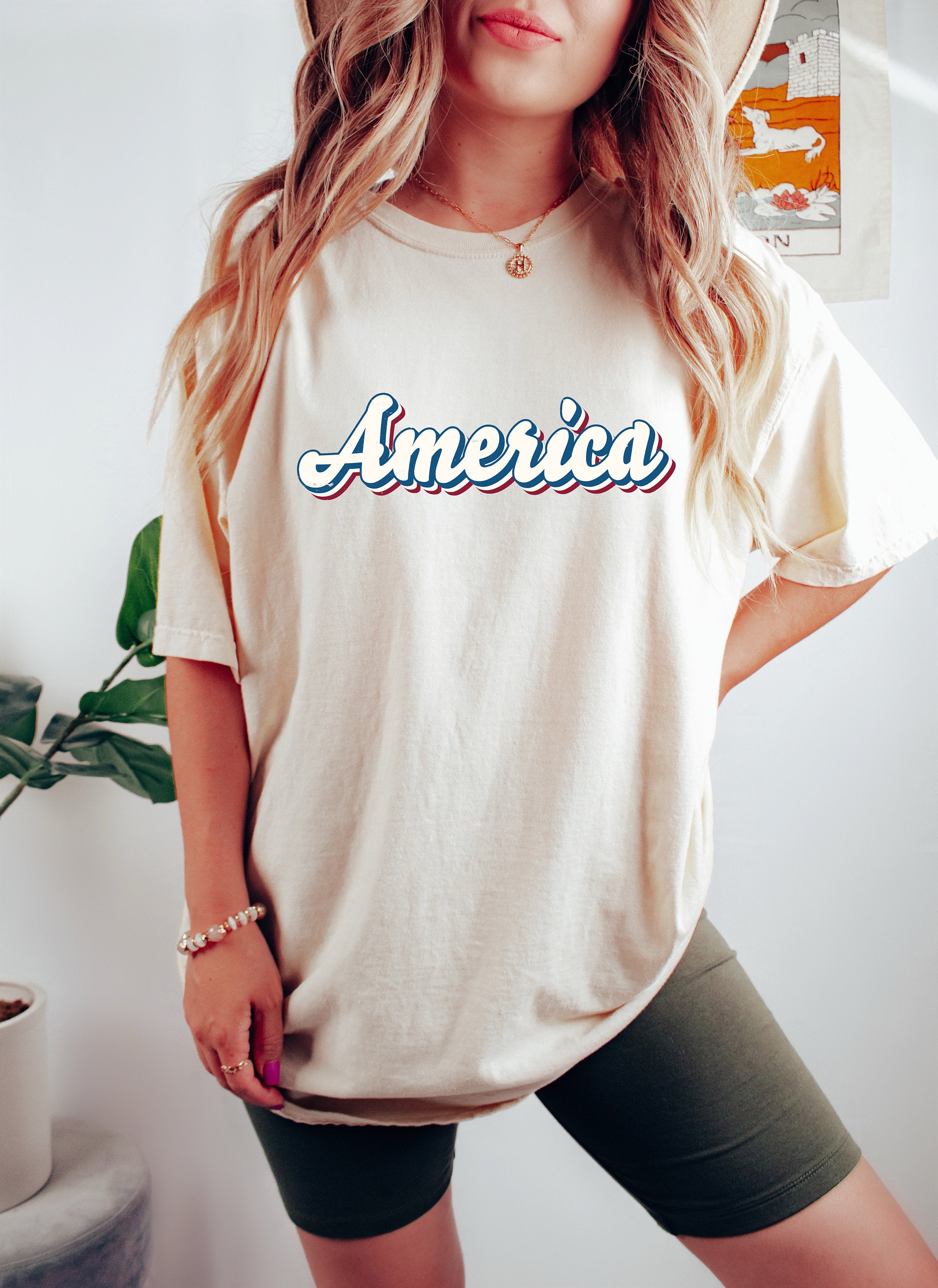 Retro America USA shirt,4th of July tee,Retro funny fourth shirt, Womens 4th of July Tee,America Patriotic Shirt, Independence Merica