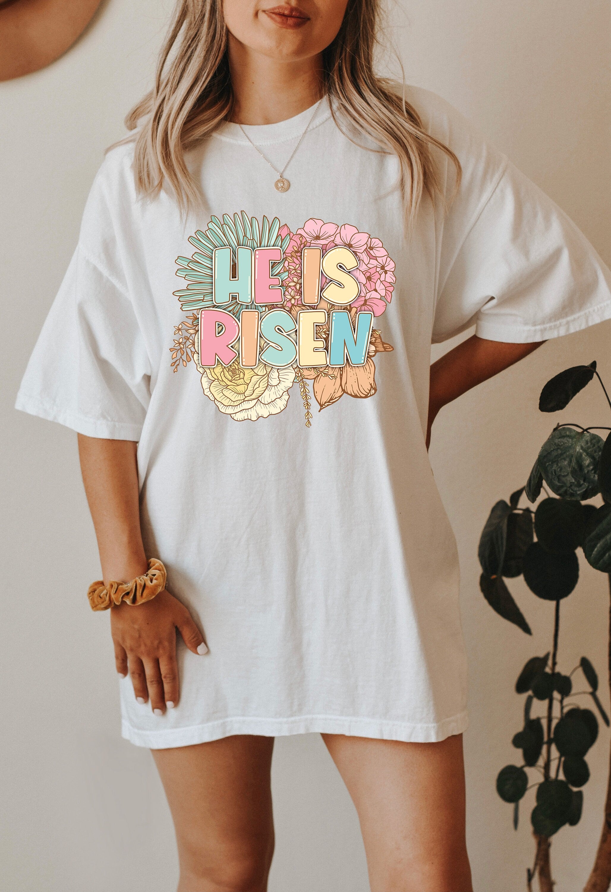 He Is Risen Comfort Colors Shirt, Jesus Has Risen Shirt, Easter Shirt, Happy Easter, Christian Easter, Easter Sunday Tee, Christ Has Risen