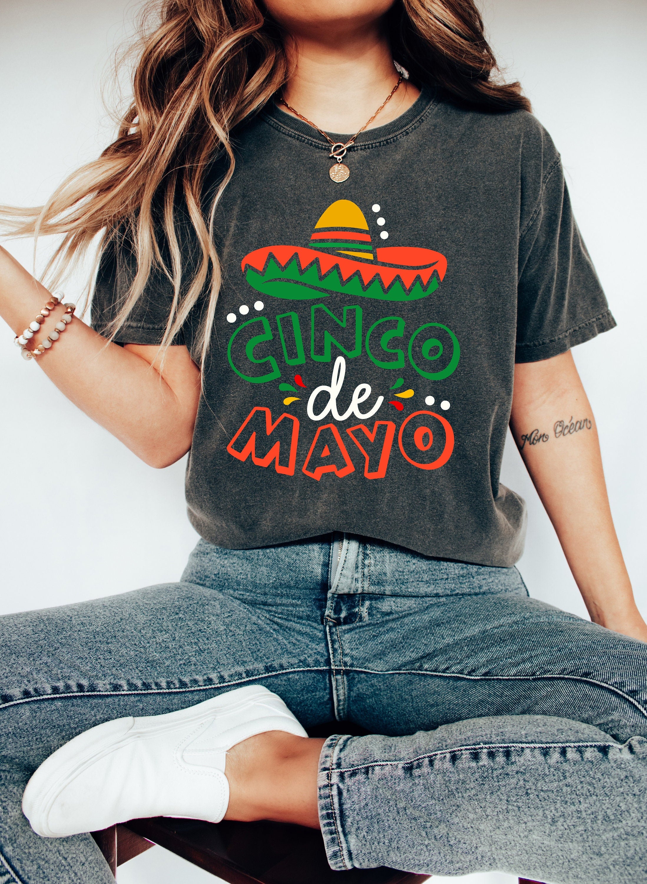 Retro Comfort Colors Cinco De Mayo Shirt, Mexico Celebration, Retro funny Cinco Shirt,  Independence Day