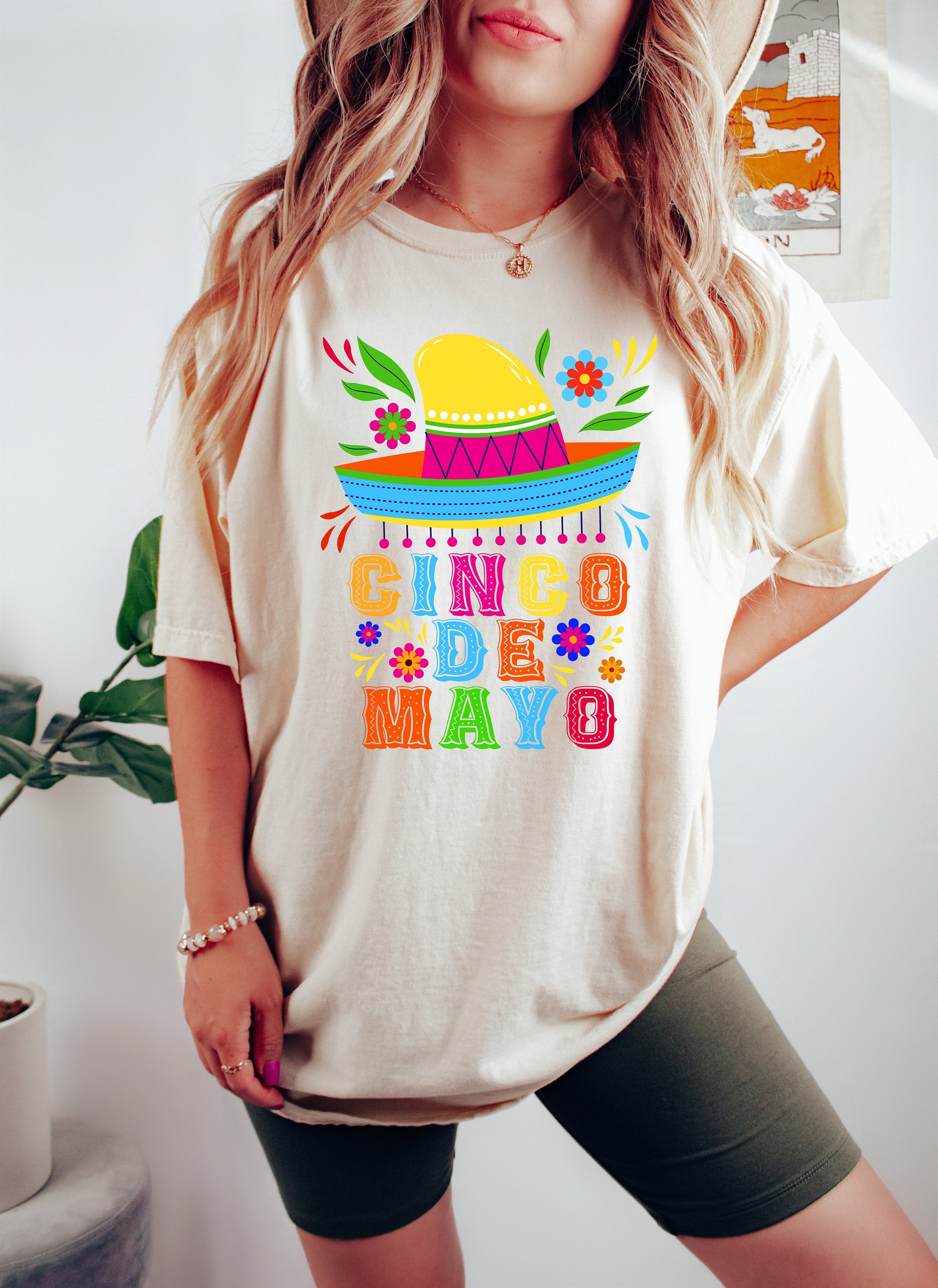 Retro Comfort Colors Cinco De Mayo Shirt, Mexico Celebration, Retro funny Cinco Shirt,  Independence Day