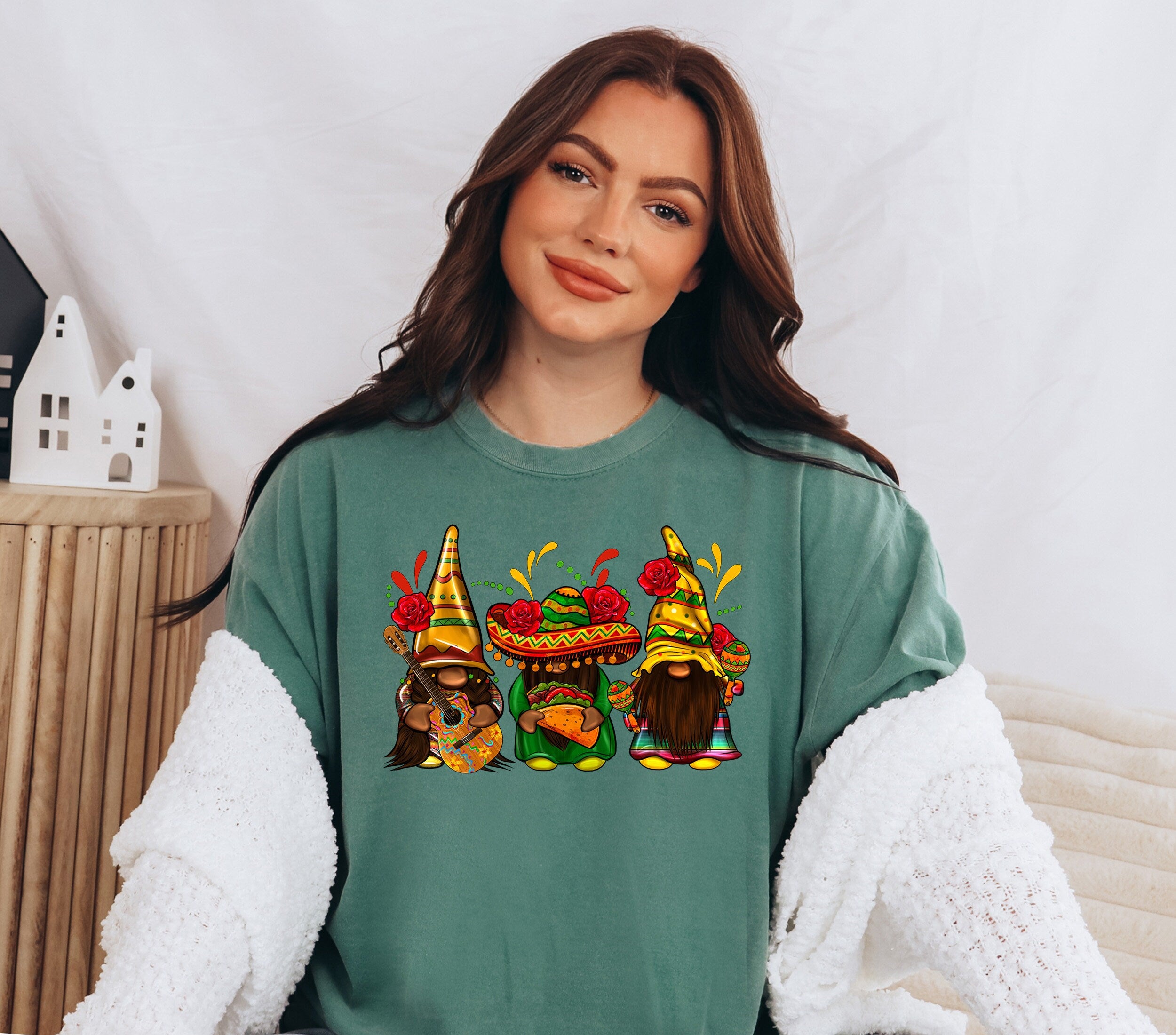 Retro Comfort Colors Cinco De Mayo Shirt, Mexico Celebration, Retro funny Cinco Shirt, Gnome Cinco De Mayo Shirt, Independence Day