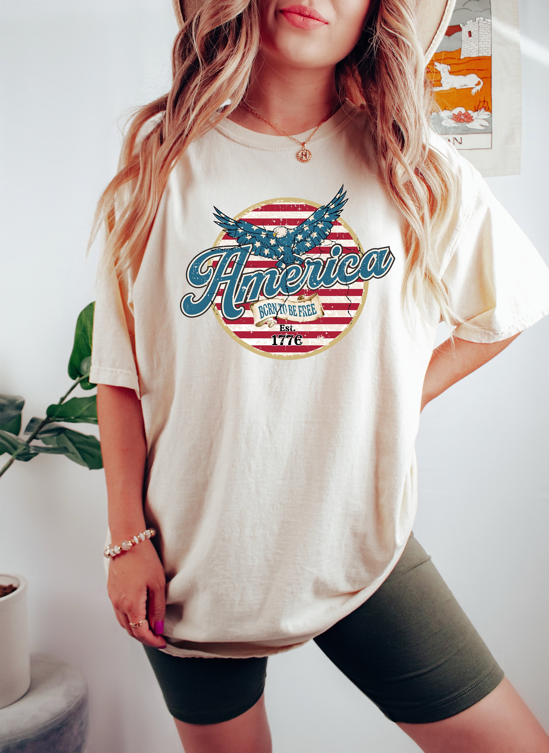 Retro America Font USA shirt,4th of July tee, Retro funny fourth shirt, Womens 4th of July Tee, America Patriotic Shirt, Independence Merica