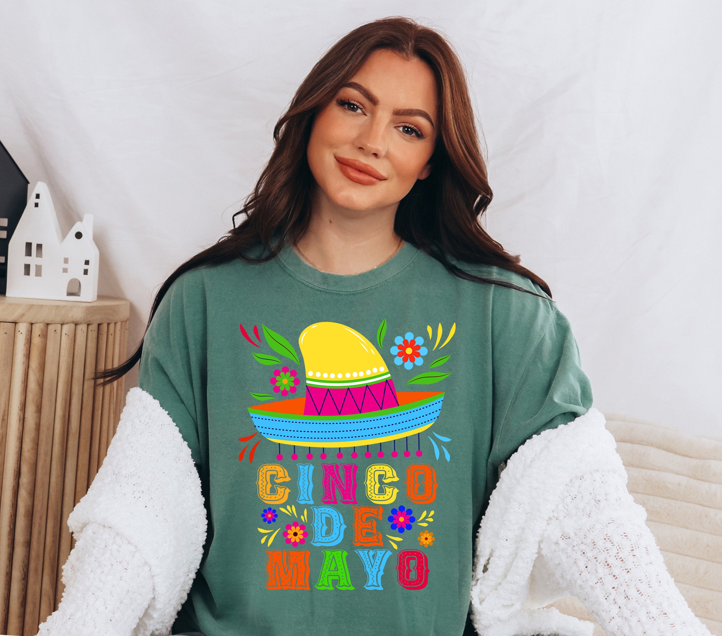 Retro Comfort Colors Cinco De Mayo Shirt, Mexico Celebration, Retro funny Cinco Shirt,  Independence Day