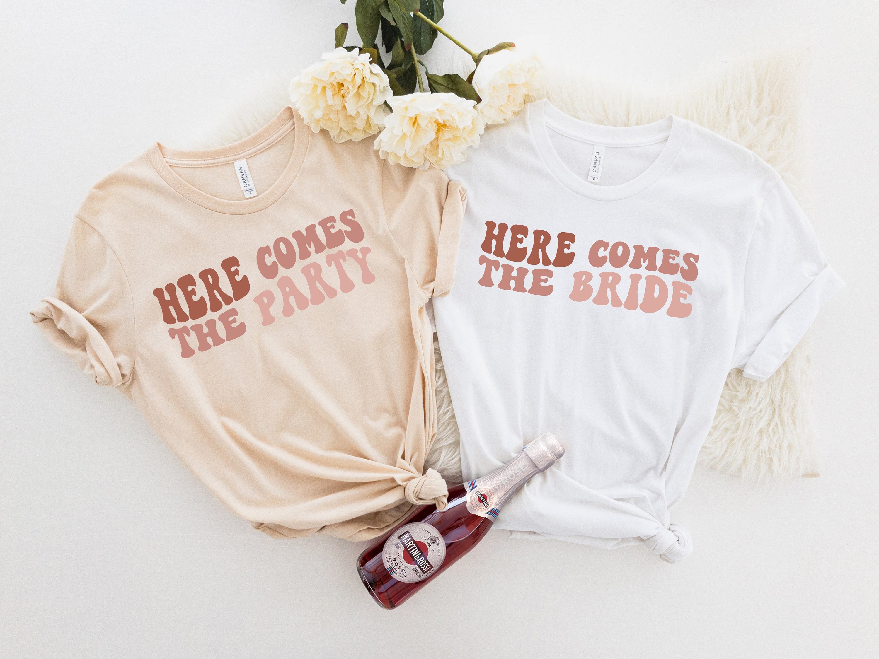 Bachelorette Party Shirts, Wife Of The Party,We Like To Party Graphic T-Shirt,Retro Graphic Tee,Gifts for Her,Bridal Party Shirts,Girls Trip