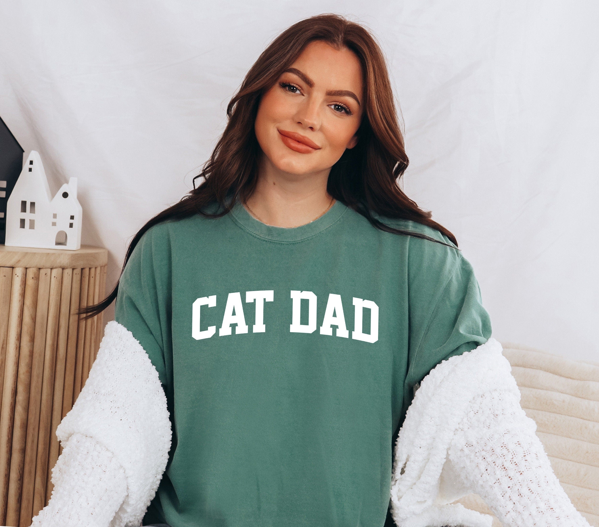 Comfort Colors Tee, Cat Dad Shirt, New Cat Dad Shirt, Proud New Kitty Daddy, Fathers Day Gift, Cat Dad, Girl Daddy, Kitty Dad