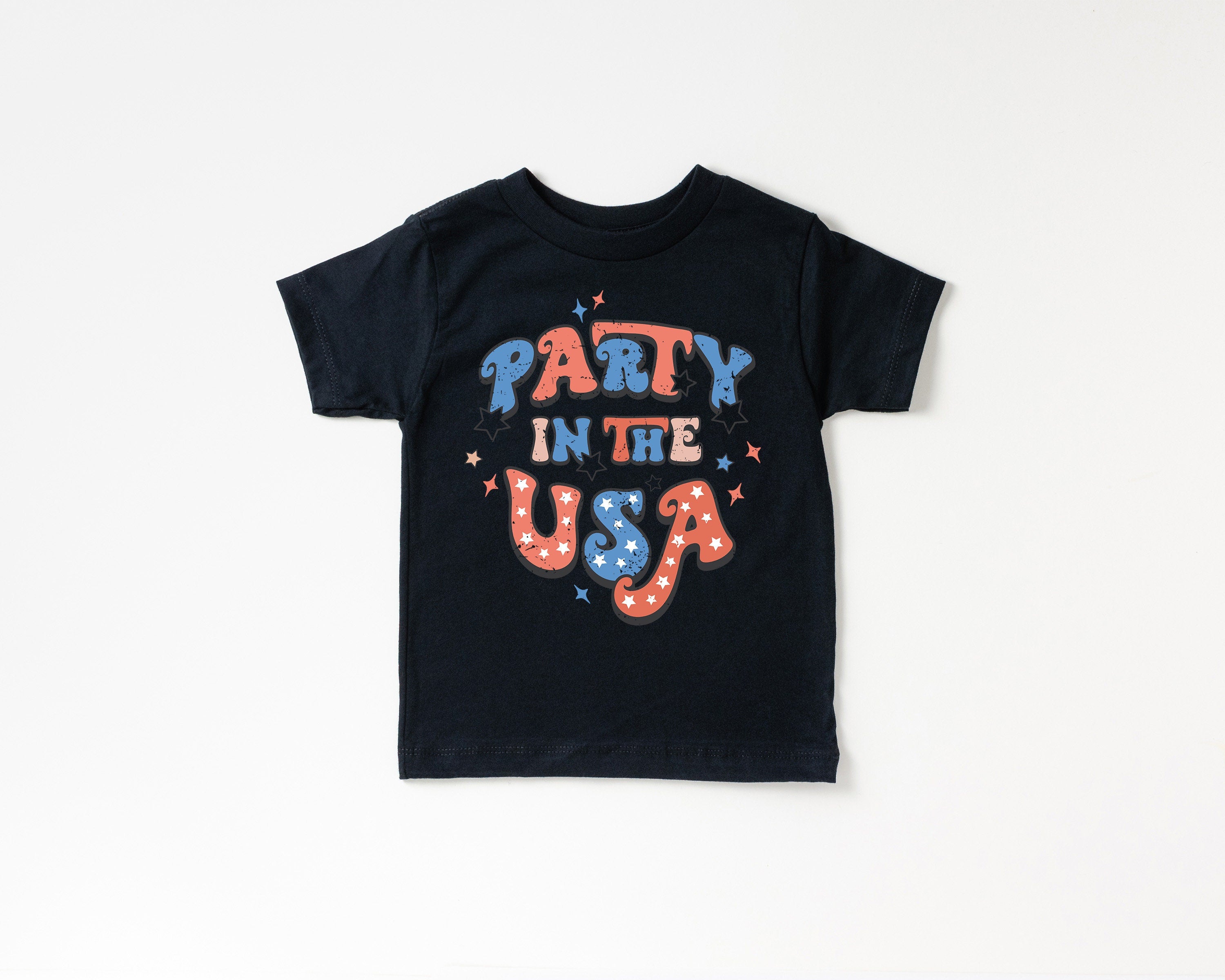 Retro Party in the USA shirt, 4th of July tee, Retro funny fourth shirt, Youth 4th of July shirt, America Patriotic Shirt, Toddler & Infant