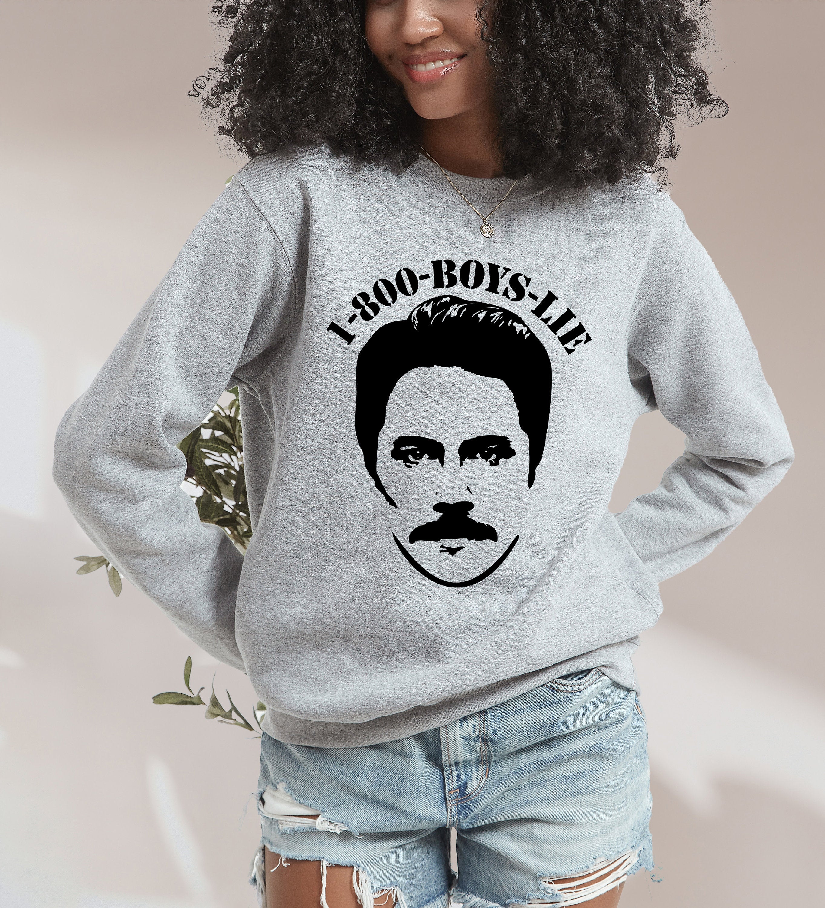 Retro Crew Neck, 1 800 Boys Lie, Scandoval, Oversized Shirt, Retro Graphic Shirt, Distressed Tee,