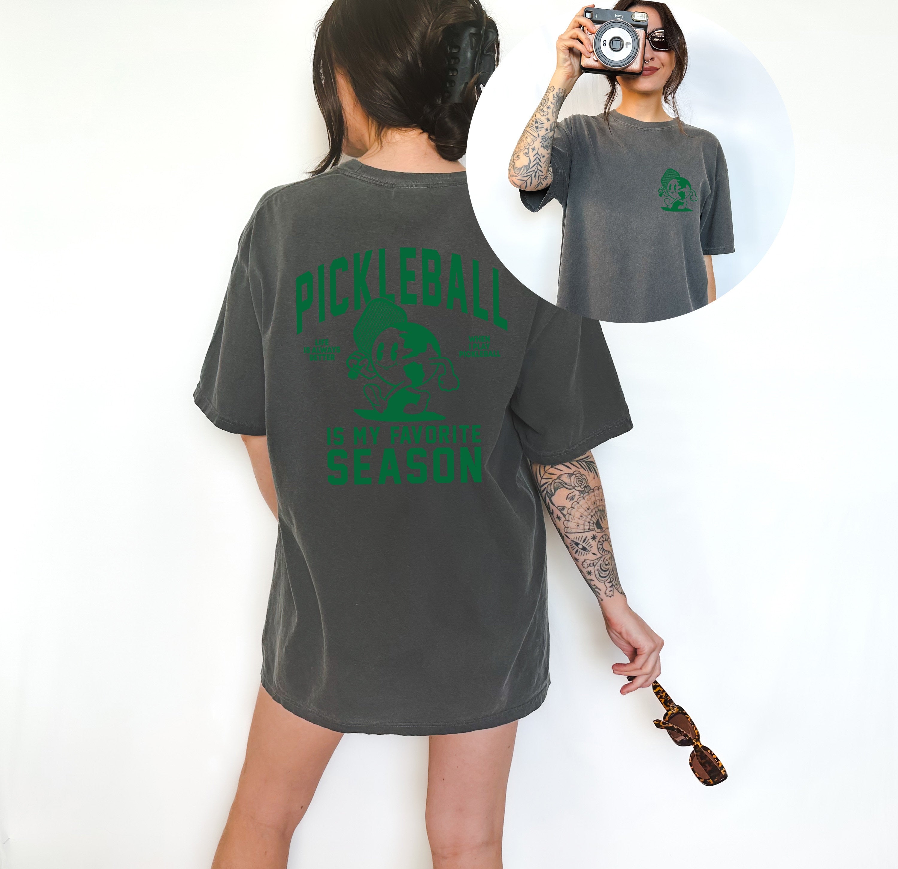 Retro Comfort Colors Tee, Pickleball , Summer, Sports Shirt, Pickleball Biggest Fan, Pickleball Player, Pickleball Tshirt, Pickleball Season