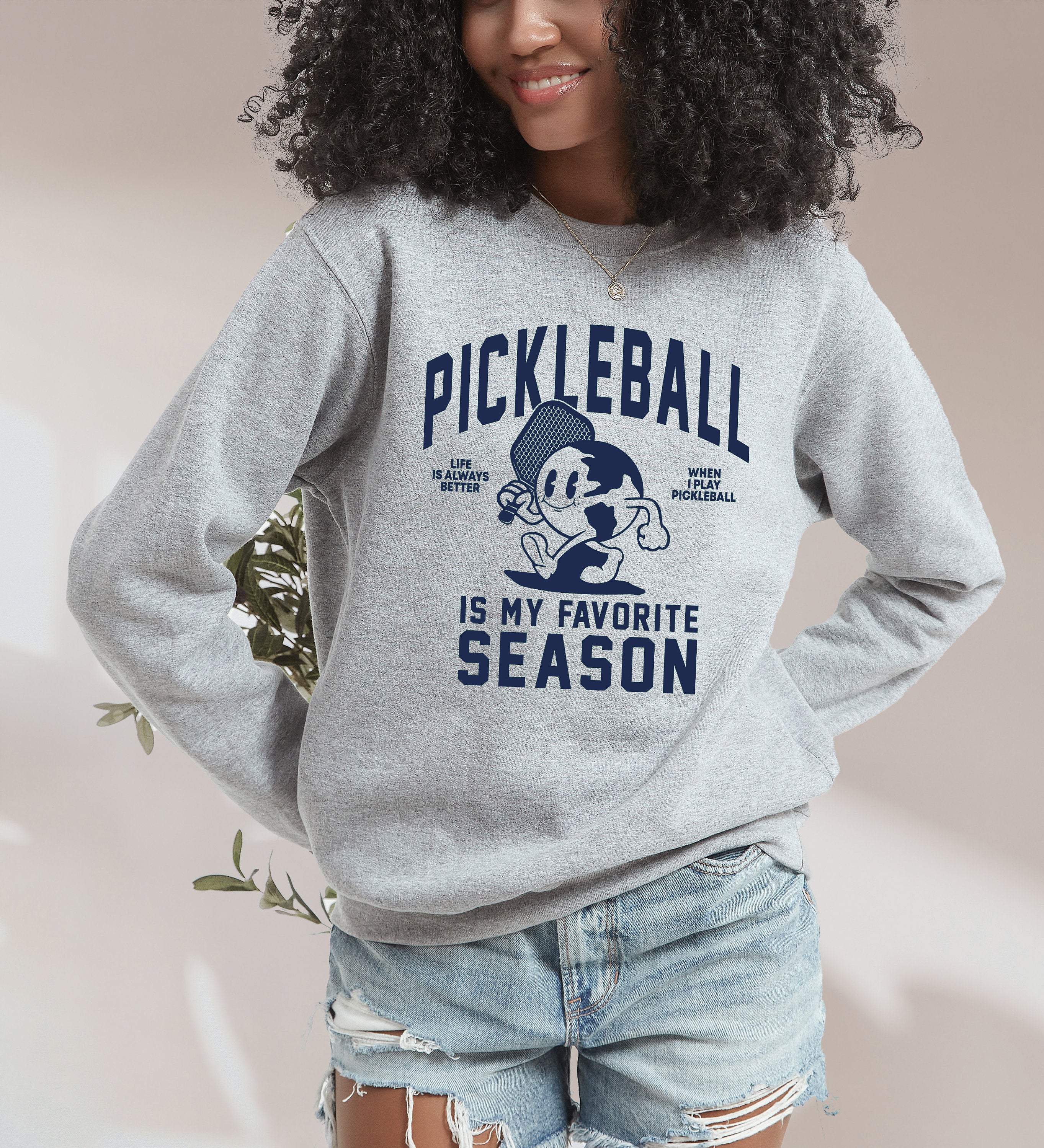 Retro CrewNeck, Pickleball Tee, Summer, Sports Shirt, Pickleball Biggest Fan, Pickleball Player, Pickleball Tshirt, Pickleball Season