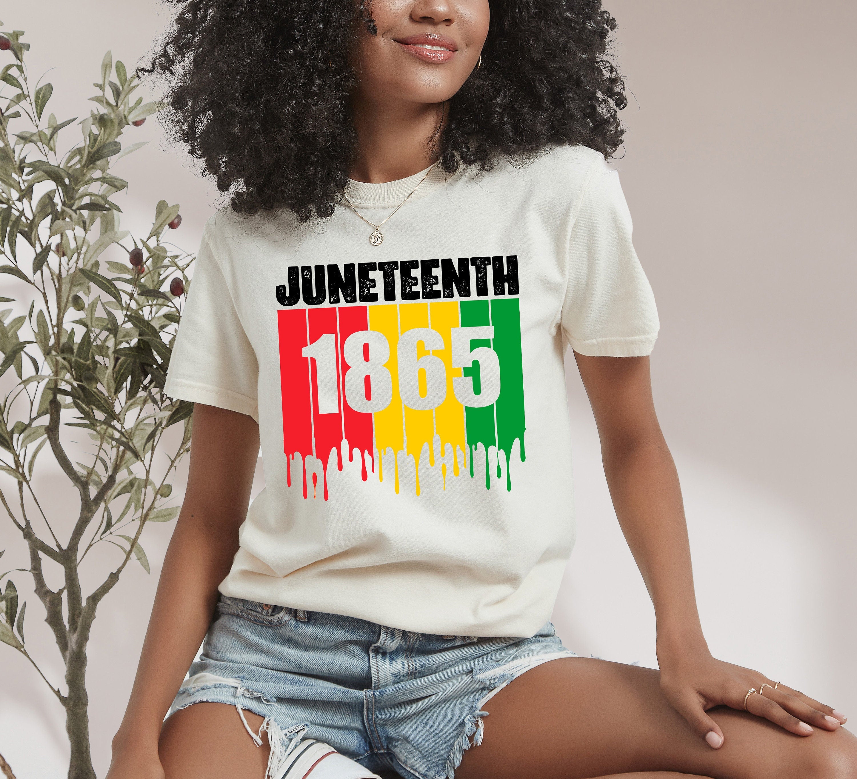 Comfort Colors, Juneteenth Celebration shirt, Black History, Black Power, Free-ish, June 19th 1865, Independence, Freedom, Emancipation Day