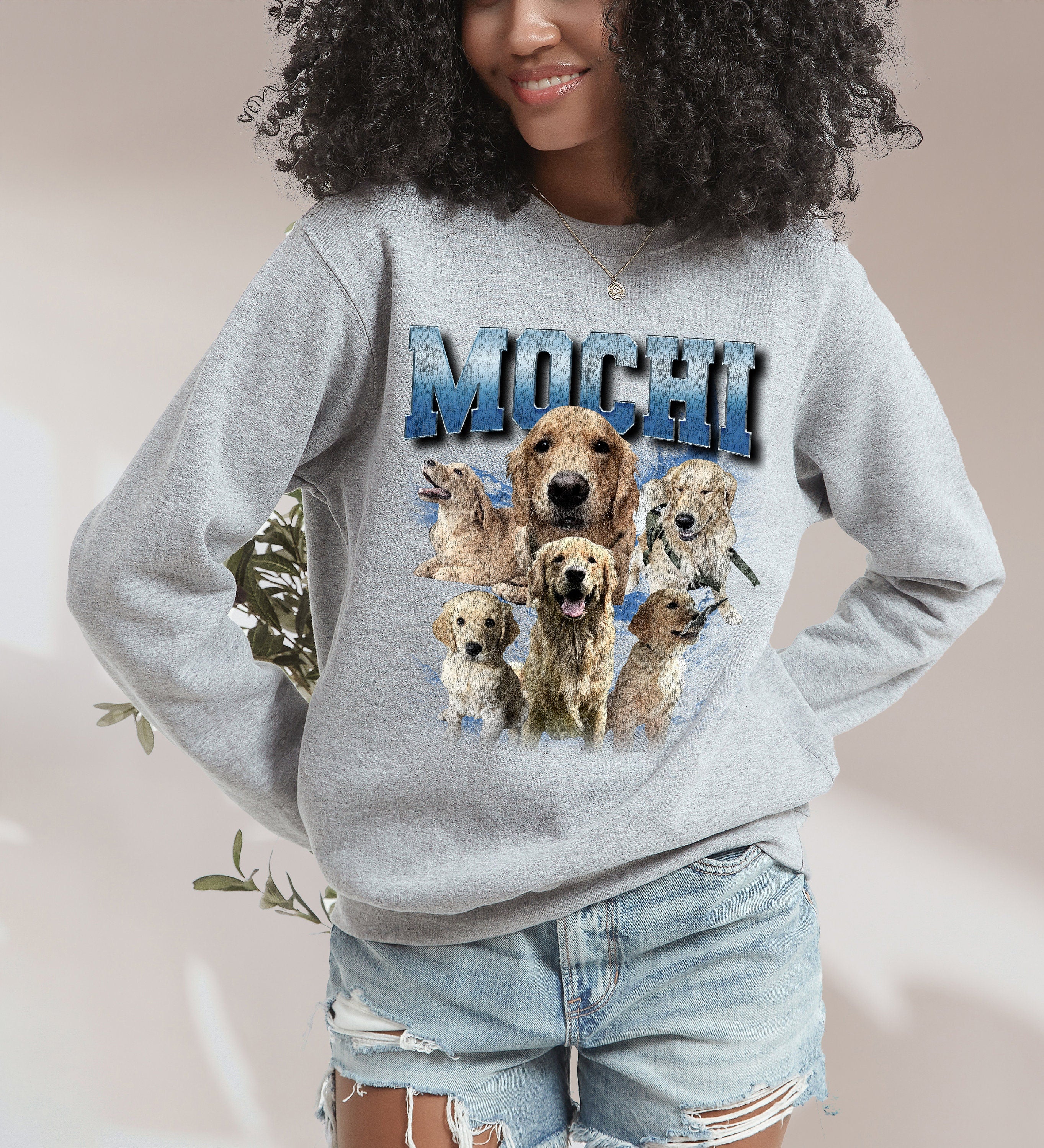 Custom Dog Sweatshirt, Custom Retro Dog Sweater, Collage Sweatshirt, 90's Retro Sweater, Custom Dog, Dog mom Crewneck, Dog Momma, Dog Dad