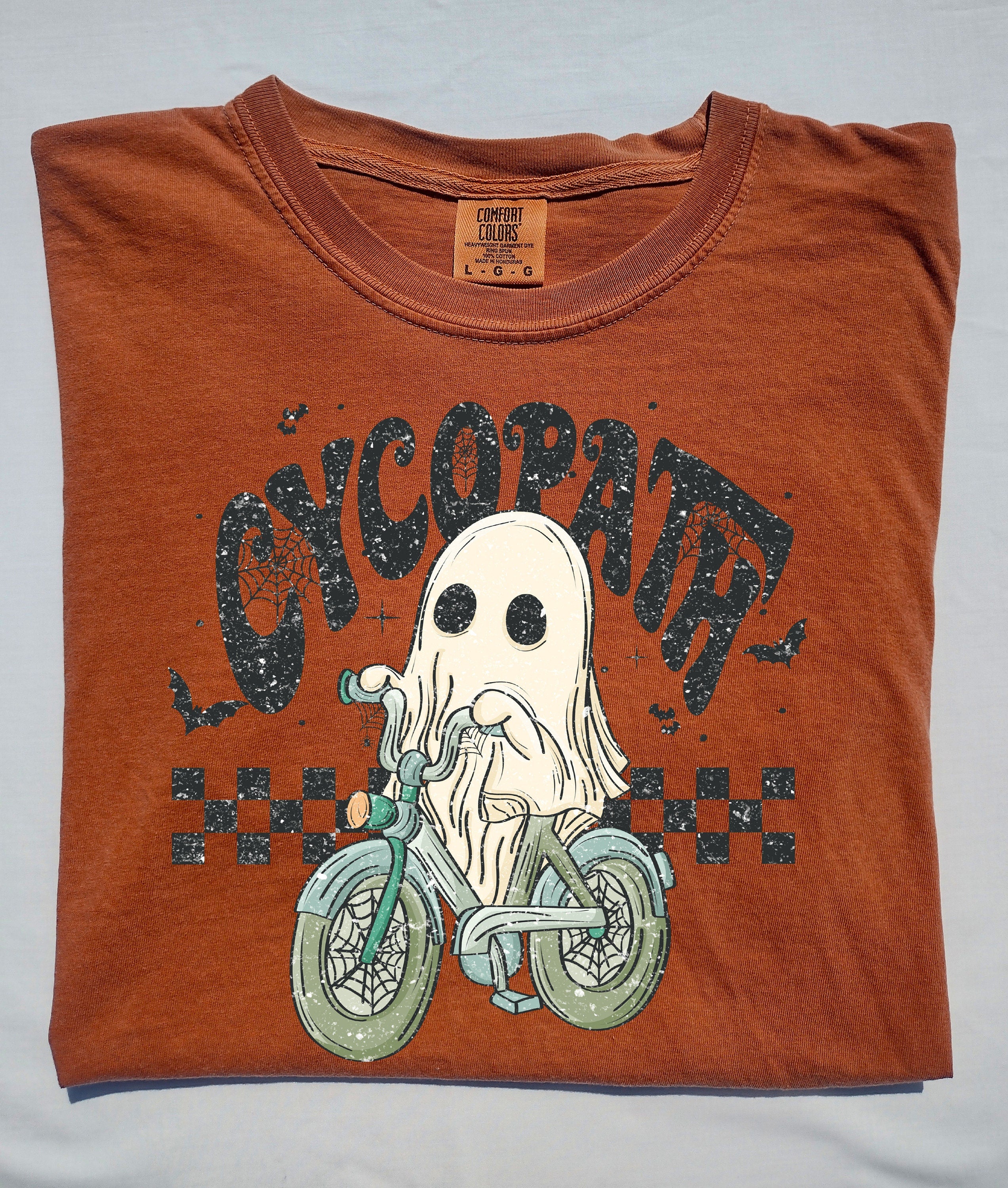 Long Sleeve Retro Halloween Comfort Colors Shirt, Vintage Cycopath Halloween Shirt, Ghost Shirt, Retro Fall Shirt, Graphic T-shirt