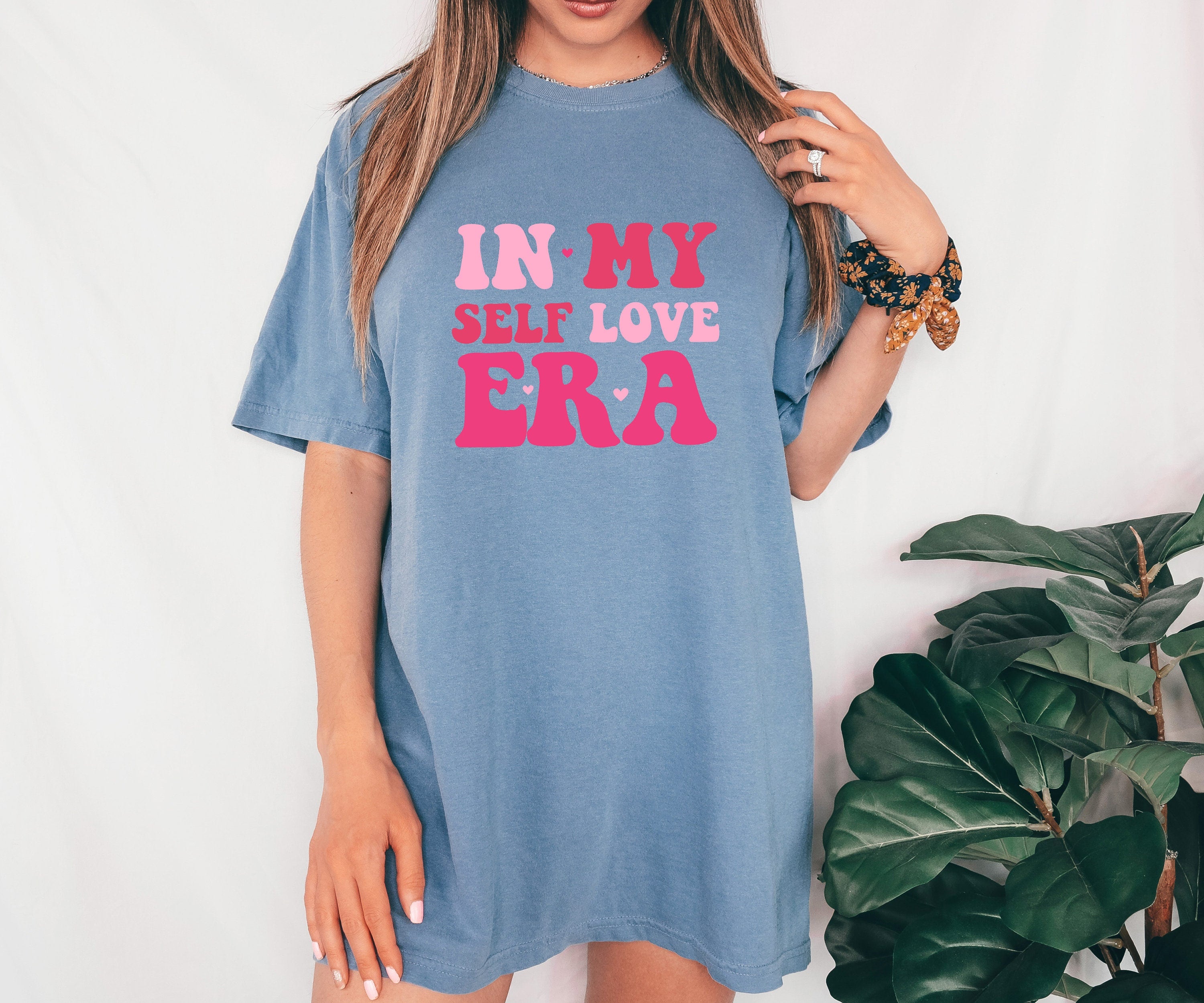 Retro Valentines Day Comfort Colors Shirt, In My Self Love Era, Vintage Galentines Day T Shirt, Love Shirt, VDay Shirt, Proud Single Shirt