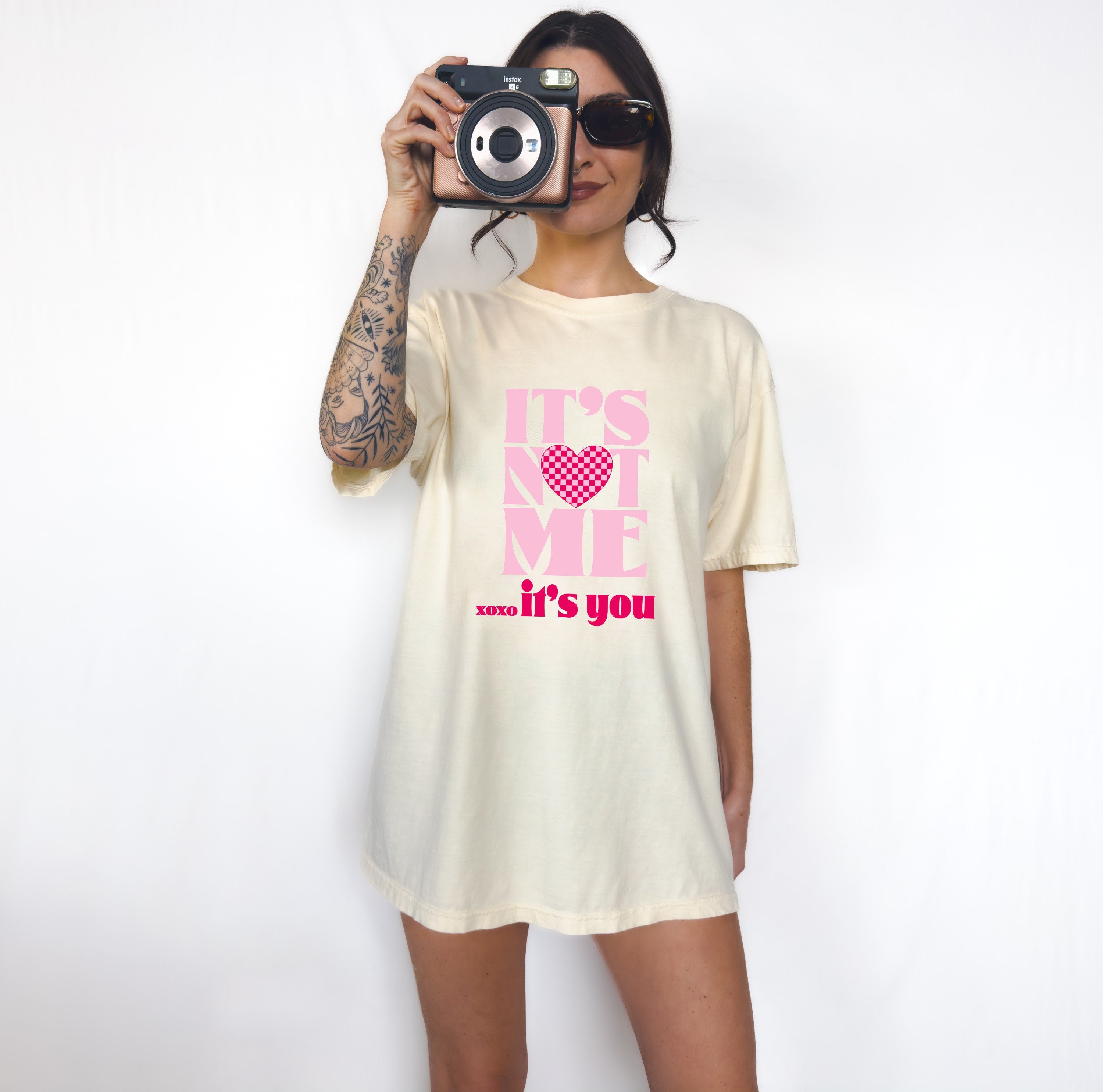 Retro Valentines Day Comfort Colors Shirt, It's not Me It's You, Vintage Galentines Day T Shirt, Love Shirt, VDay Shirt, Proud Single Shirt