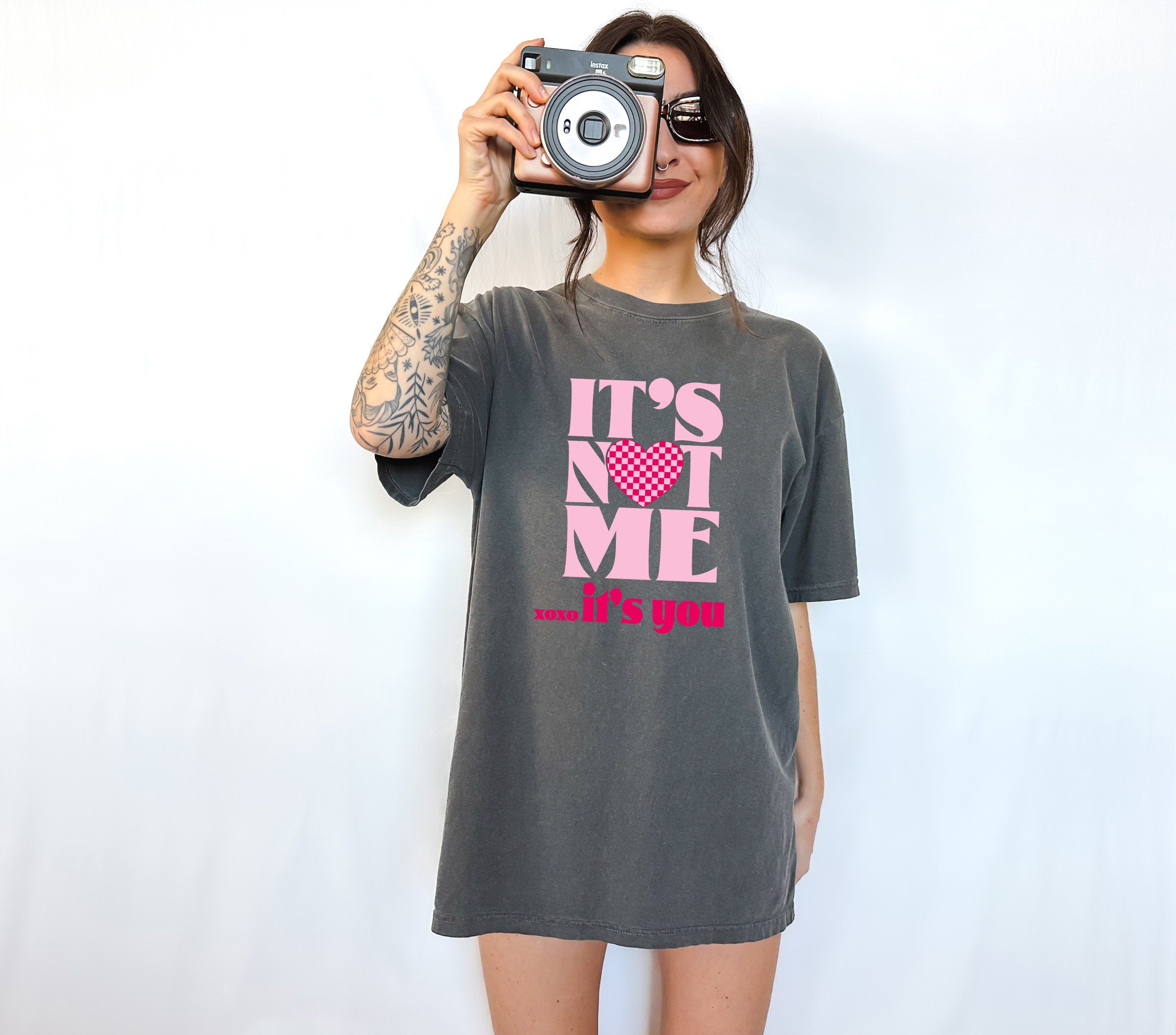 Retro Valentines Day Comfort Colors Shirt, It's not Me It's You, Vintage Galentines Day T Shirt, Love Shirt, VDay Shirt, Proud Single Shirt