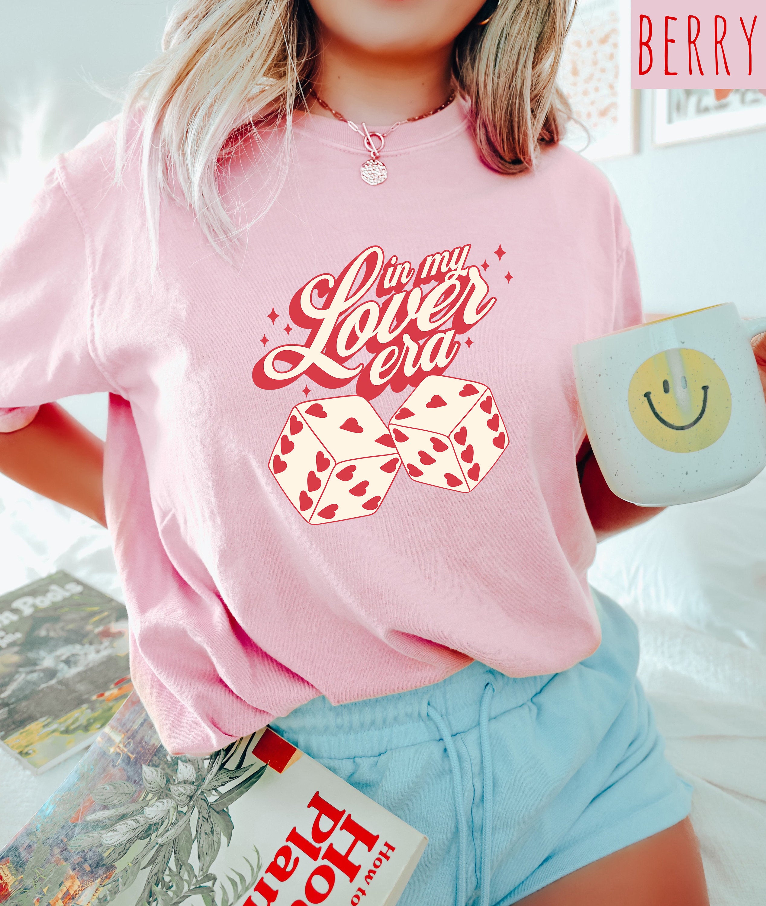 Retro Valentines Day Comfort Colors Shirt, In My Lover Era Crew, Vintage Galentines Day T Shirt, Love Shirt, Retro Grunge Graphic T,