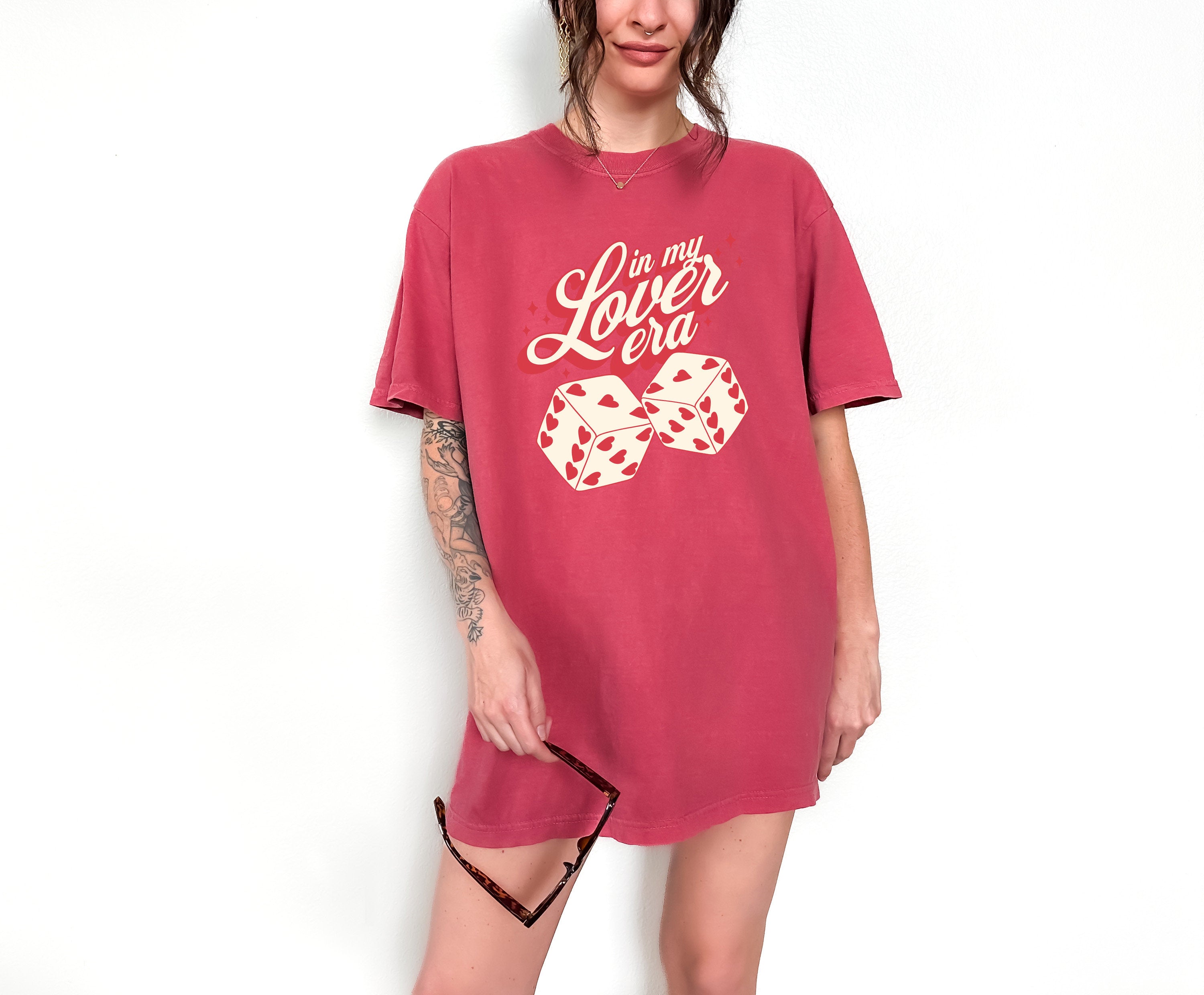 Retro Valentines Day Comfort Colors Shirt, In My Lover Era Crew, Vintage Galentines Day T Shirt, Love Shirt, Retro Grunge Graphic T,