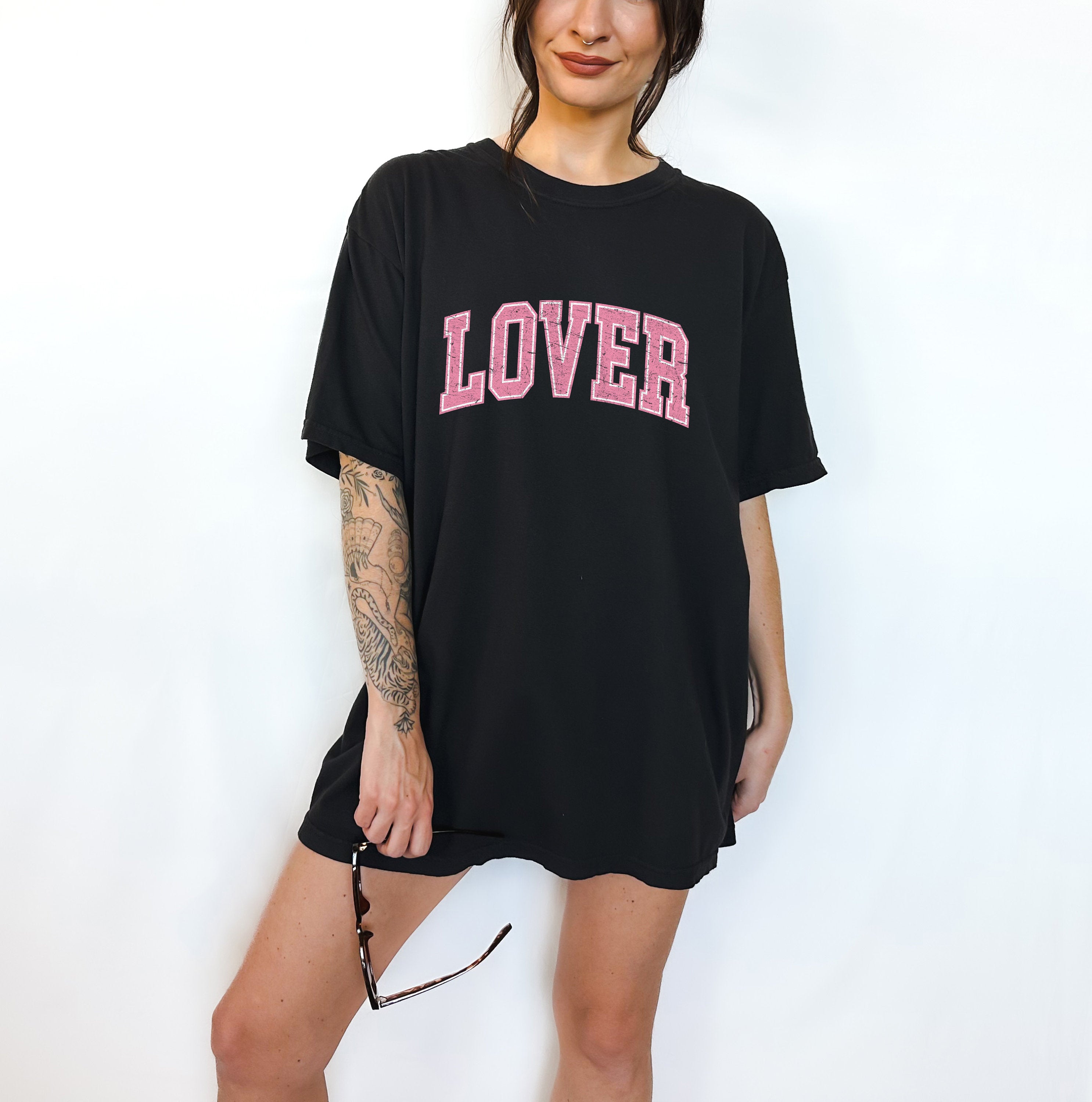 Retro Valentines Day Comfort Colors Shirt, Lover Varsity Crew, Vintage Galentines Day T Shirt, Love Shirt, Heart Shirt, Holiday Graphic T