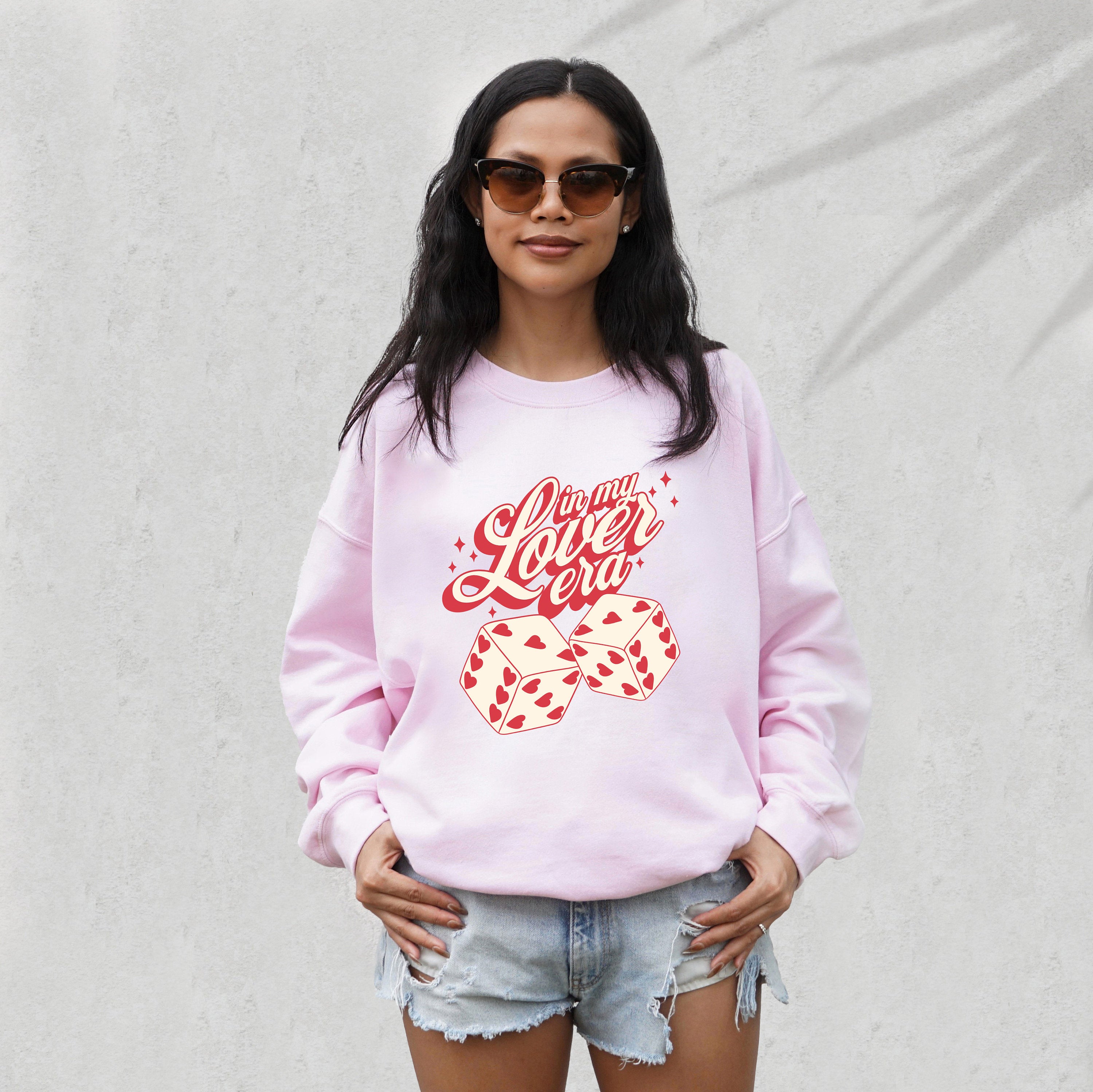 Retro Valentines Sweatshirt, Lover Sweater, Valentines Day, Love Pullover, Womens Valentines Crewneck, Galentines Day T, In My Lover Era T