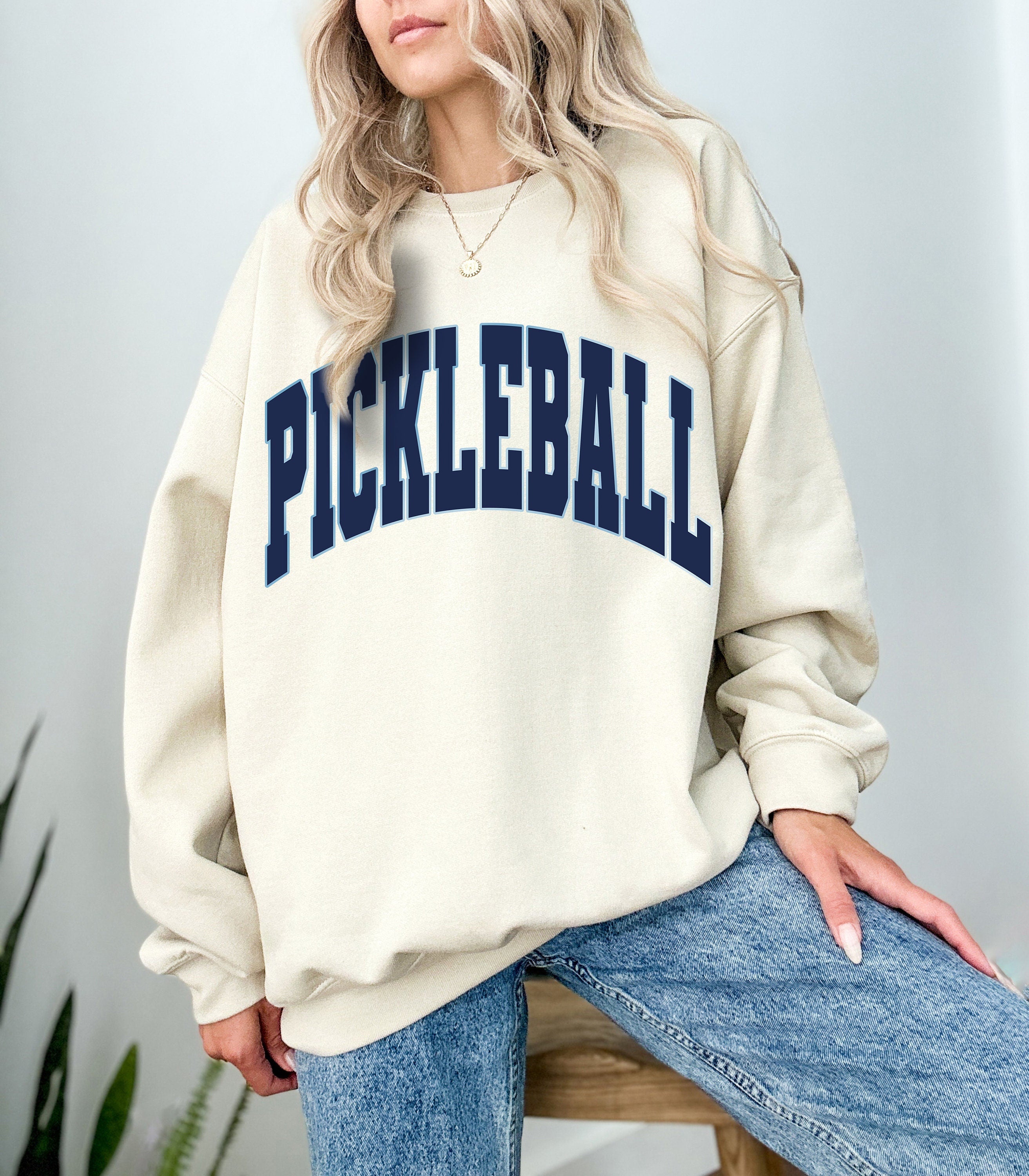 Retro Pickleball Crewneck, Varsity Crew,Sports Shirt,Pickleball Sweatshirt, Pickleball Player, Pickleball Tshirt, Pickleball Season, Pickler