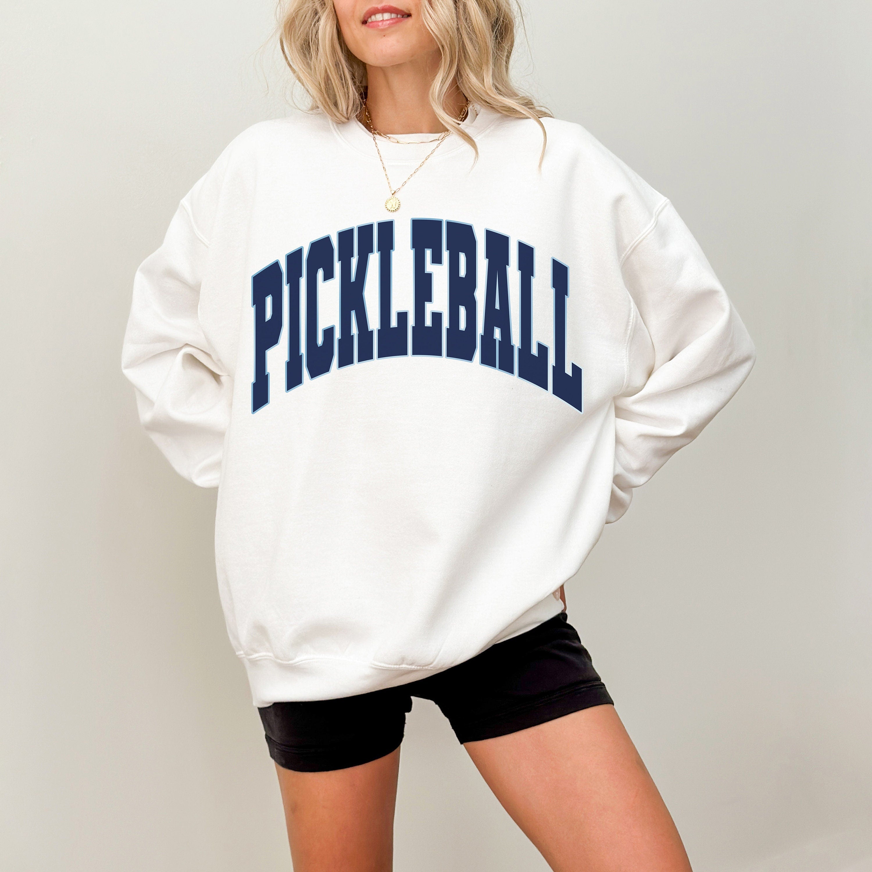 Retro Pickleball Crewneck, Varsity Crew,Sports Shirt,Pickleball Sweatshirt, Pickleball Player, Pickleball Tshirt, Pickleball Season, Pickler