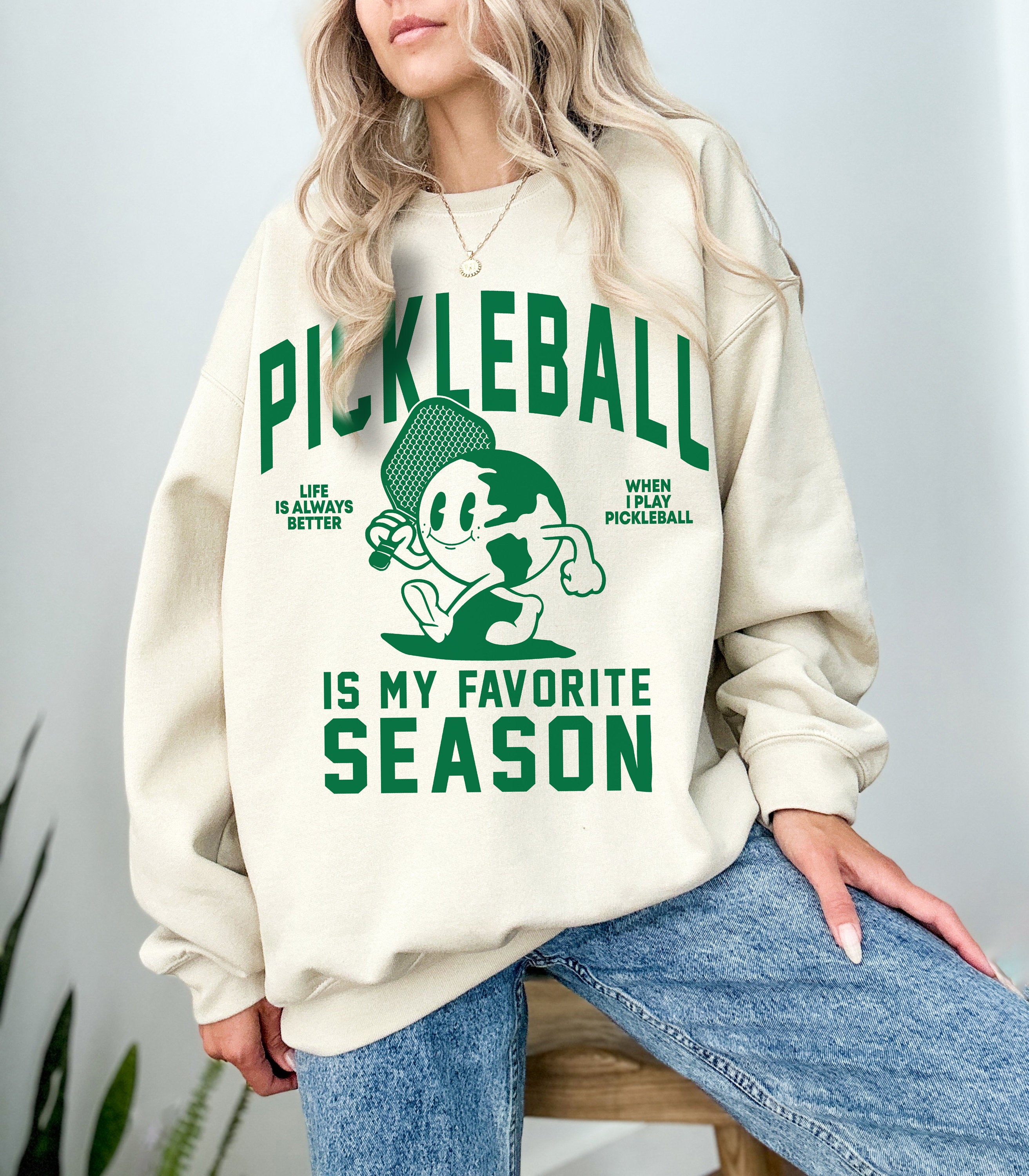 Retro Pickleball Crewneck, Vintage Pickleball Crew, Funny Sports TShirt, Pickleball Sweatshirt, Pickleball Player, Pickleball Season,Pickler